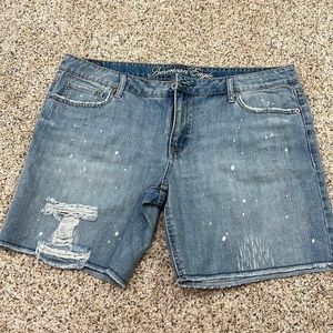 AE American Eagle 100% Cotton Jean Shorts Size 14
